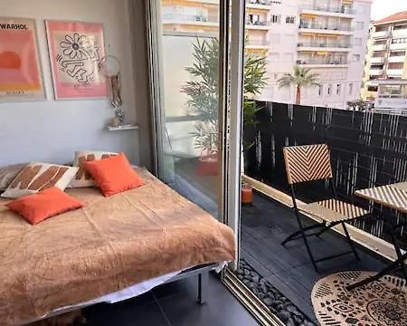 Elegant T2 Clim & Balcon - Plein Centre Cannes Exteriör bild